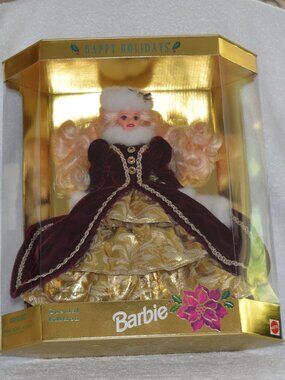 Vintage 1996 Special Edition Happy Holidays Barbie. New in box. Never Opened.